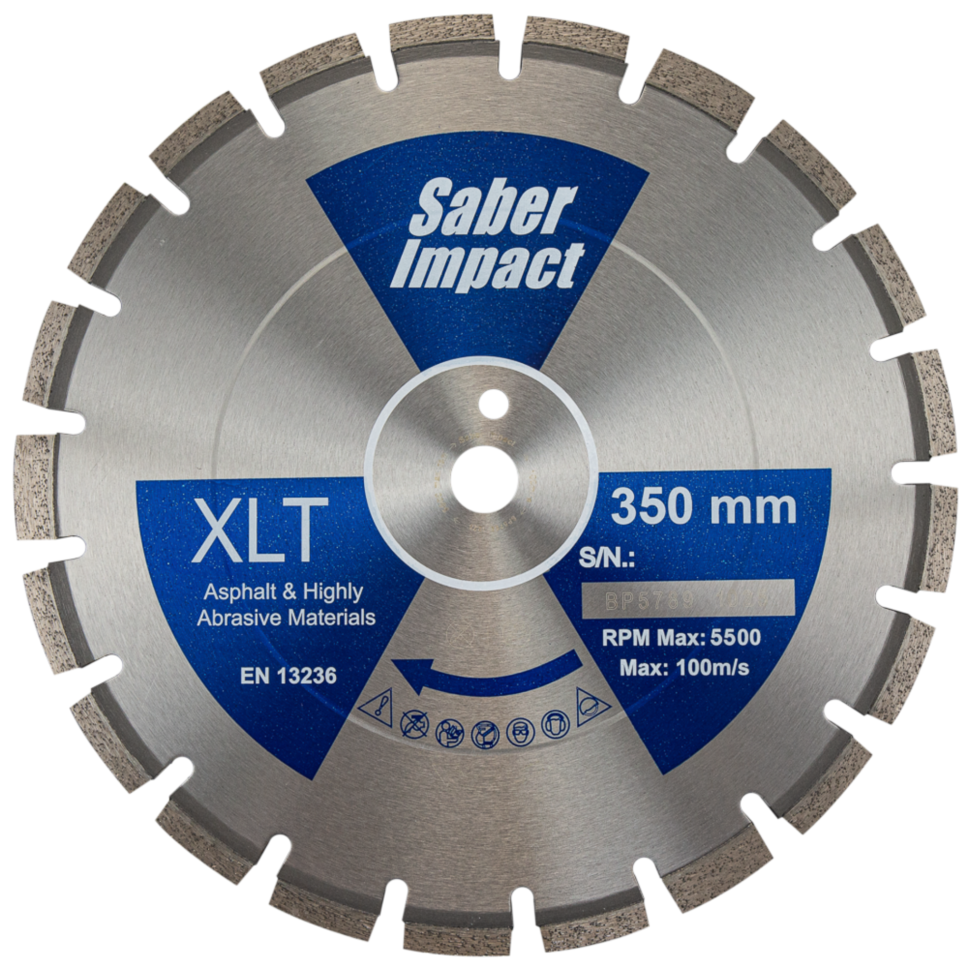 Picture of Saber XLT Premium Asphalt Diamond Blade (350mm x 25mm)