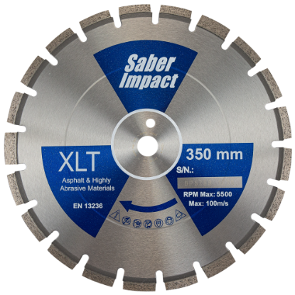 Picture of Saber XLT Premium Asphalt Diamond Blade 350mm X 25mm