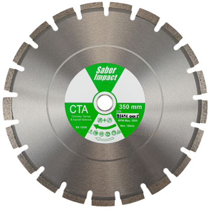 Picture of Saber CTA Premium Concrete & Ashpalt Diamond Blade 350mm X 25mm