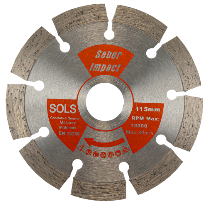 Picture of Saber Sols Solar Sintered Diamond Blade (115mm x 22mm)