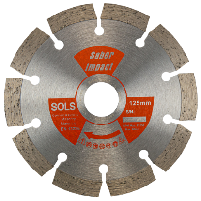 Picture of Saber Sols Solar Sintered Diamond Blade (125mm x 22mm)