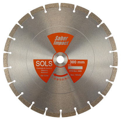 Picture of Saber Sols Solar Sintered Diamond Blade (300mm x 20mm)