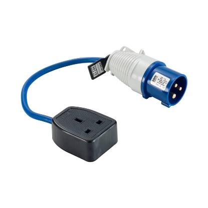 Picture of Defender 240V 16A Plug To 13A Socket Fly Lead