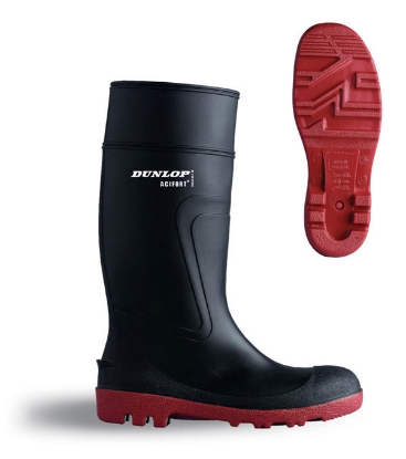 Picture of Dunlop Acifort Warwick Wellington Boot - Black (Size: UK8 / EU42)