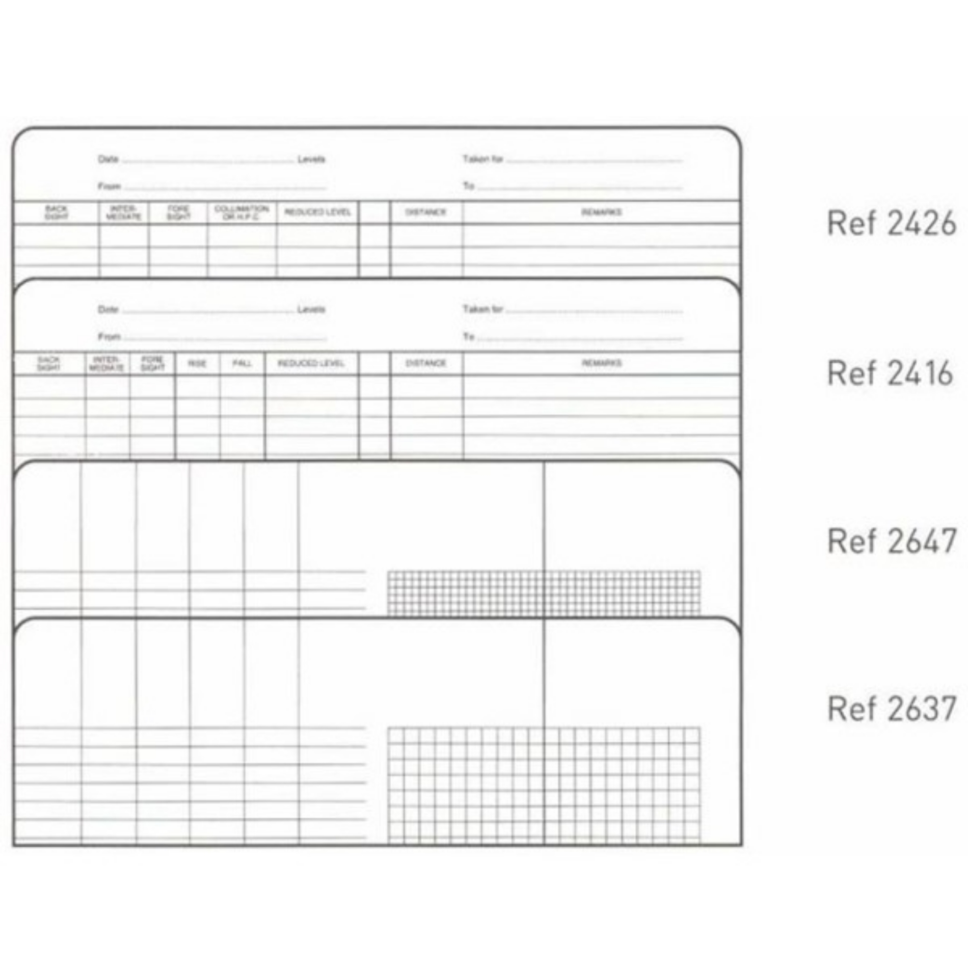 Picture of Chartwell 2416 Rise & Fall Level Book