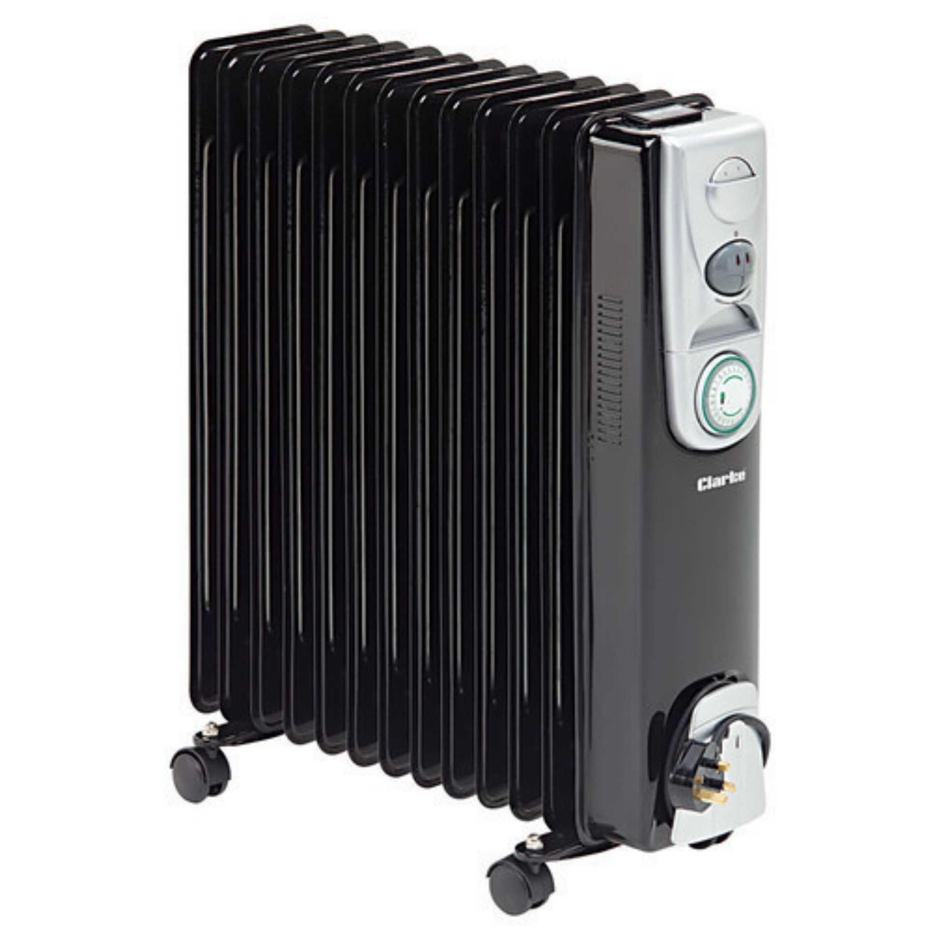 Clarke BR13/250 2.5kW Black Oil Filled Radiator | Sunbelt Sales