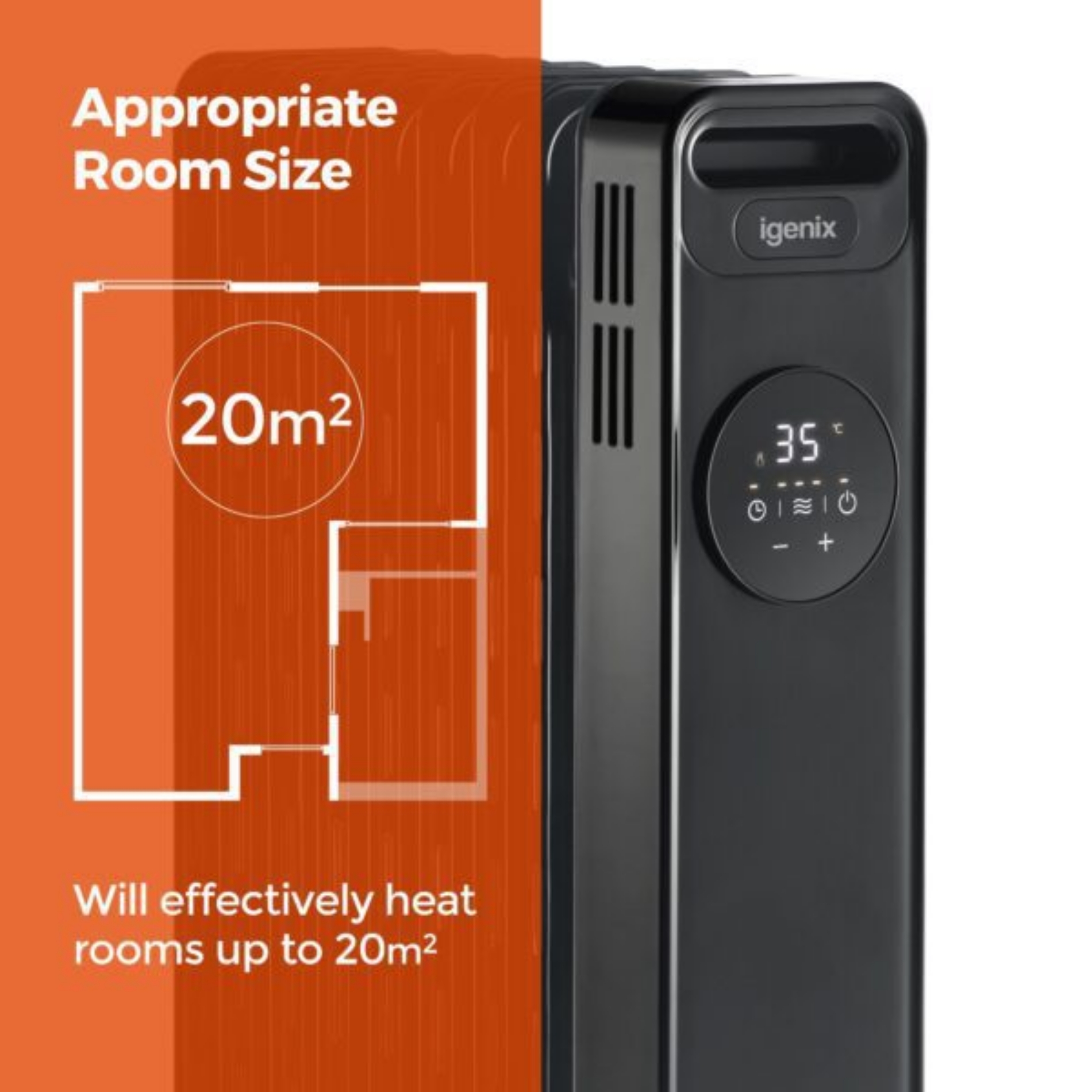 Igenix IG2621BL - Room Size