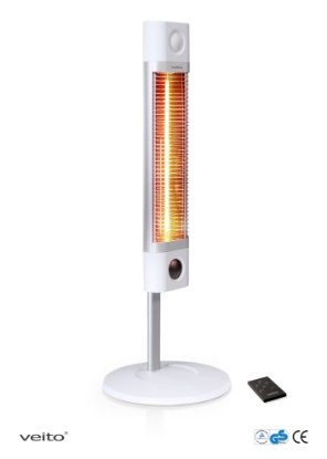 Veito CH1800RE 1.8kW White Low Input Ribbon Infrared Heater 1