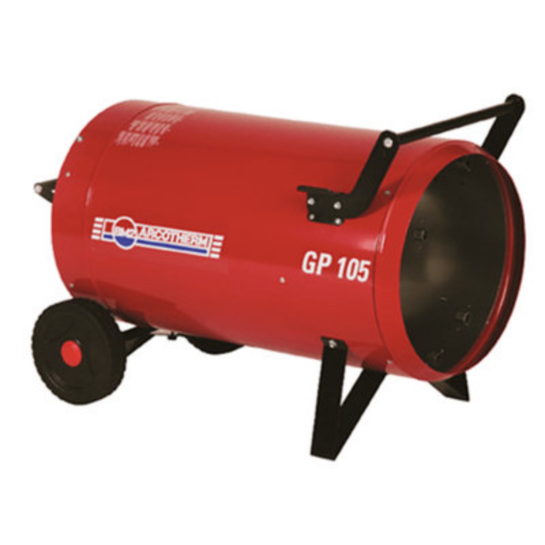 Arcotherm GP105 108kW Dual Voltage LPG heater (Side)
