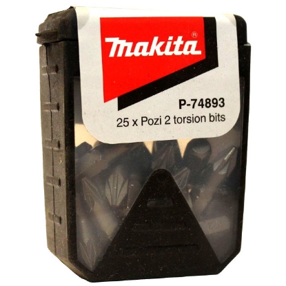 Picture of Makita Pz2 Pozi Screwdriver Bit Tictac Box (25mm)