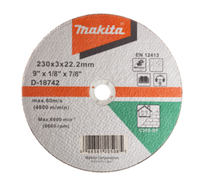 Picture of Makita Type 41 Pro C30T Flat Stone Cutting Disc 230mm X 3mm X 22mm