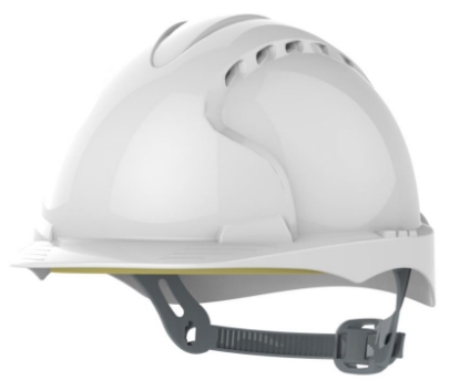  JSP EVO 3 White Safety Helmet