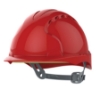 JSP EVO 3 Red Safety Helmet