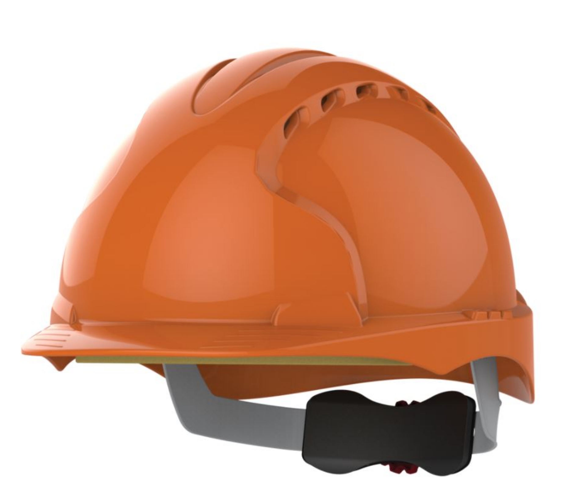 JSP EVO 3 Orange Wheel Ratchet Safety Helmet 