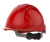 JSP EVO 3 Red Wheel Ratchet Safety Helmet 