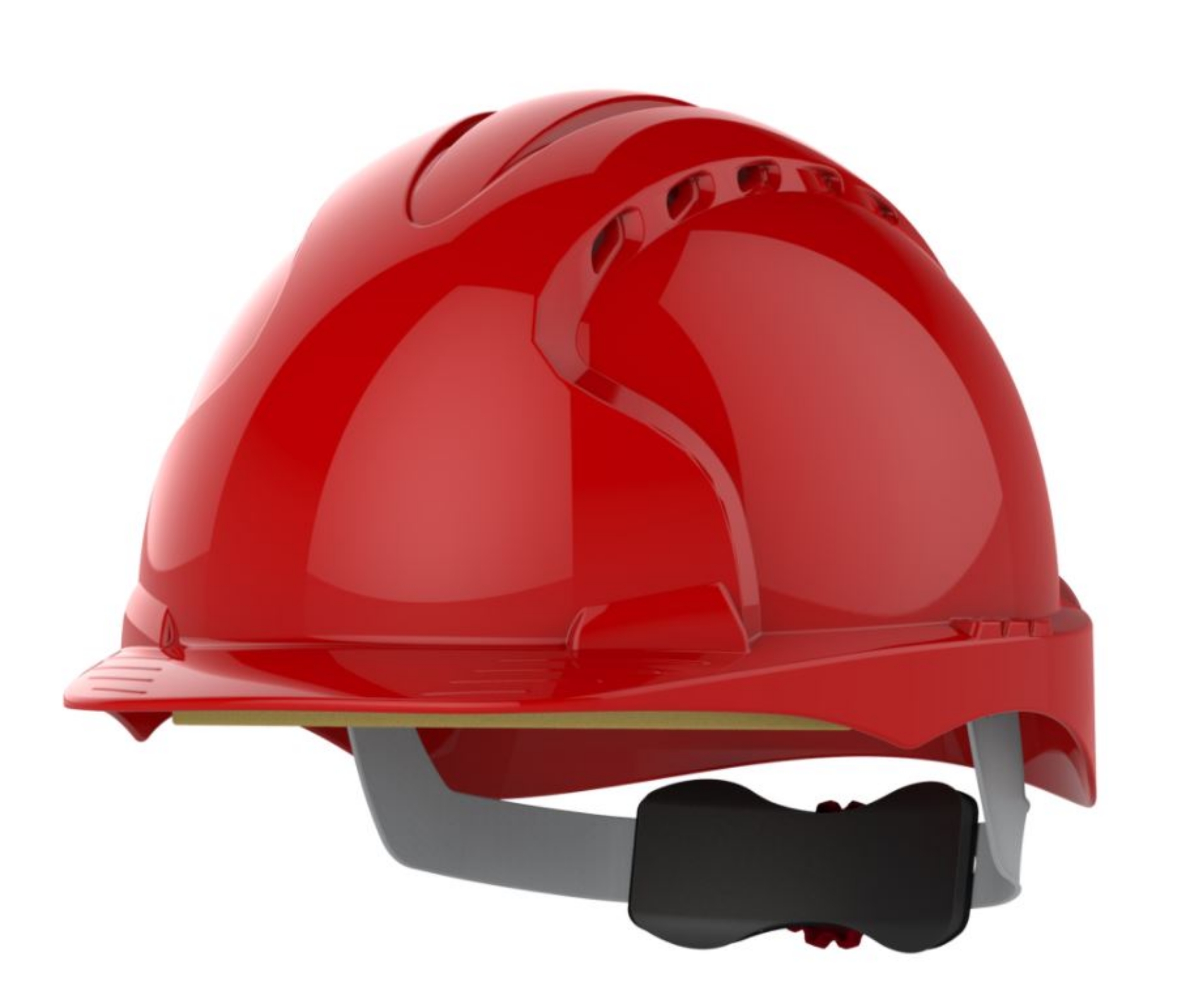 JSP EVO 3 Red Wheel Ratchet Safety Helmet 