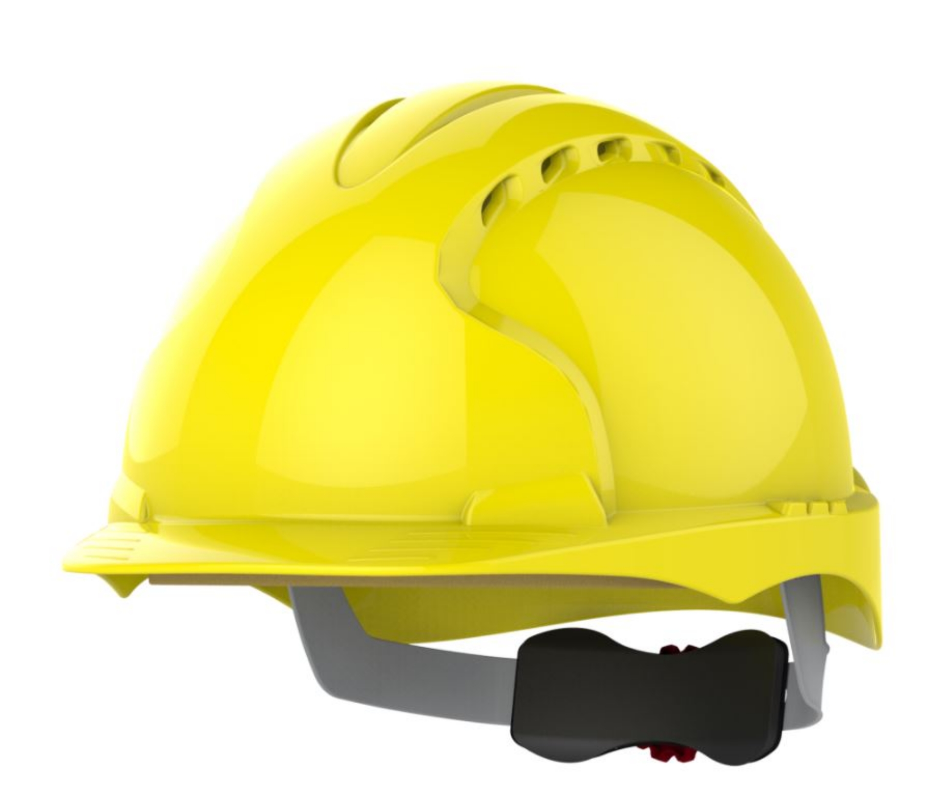 JSP EVO 3 Yellow Wheel Ratchet Safety Helmet 