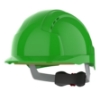 JSP EVOLite Green Safety Helmet - Wheel Ratchet - Vented