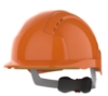 JSP EVOLite Orange Safety Helmet - Wheel Ratchet - Vented