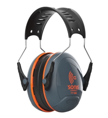 JSP Sonis® Compact Low Profile Adjustable Ear Defenders - 32dB SNR Hero