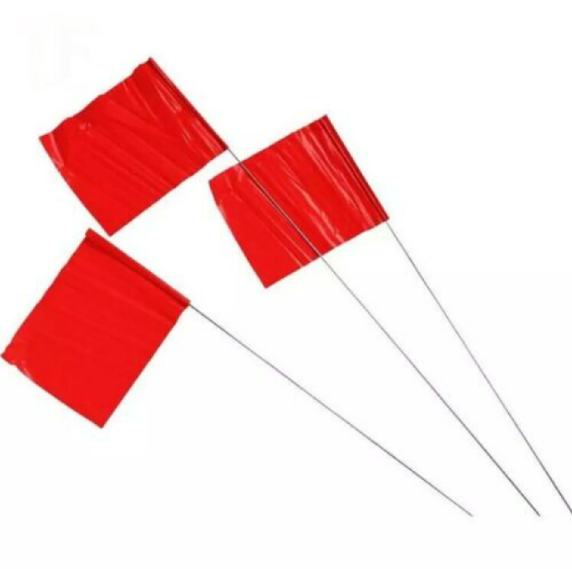 Surveyors Marking  Flags Pack 100 Red 