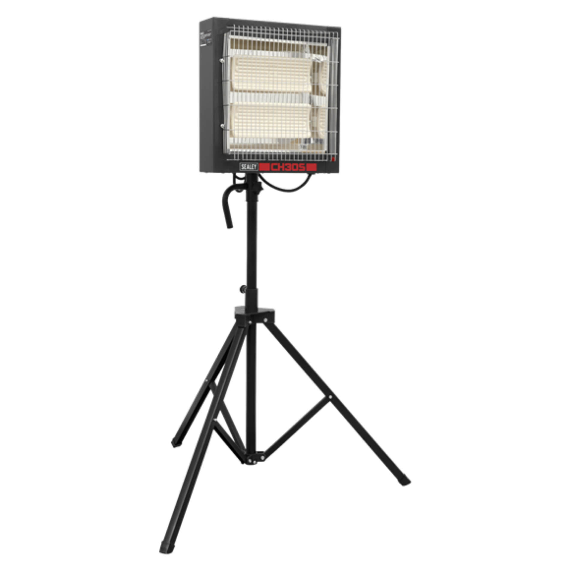 Sealey CH30S 1.4/2.8kW Ceramic Heater with Telescopic Tripod Stand 230V