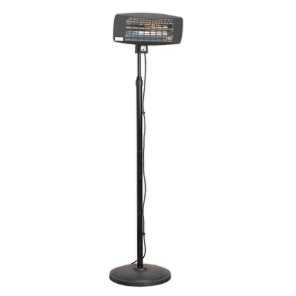 Sealey IFSH2003 2000W High Efficiency Infrared Quartz Patio Heater with Telescopic Floor Stand