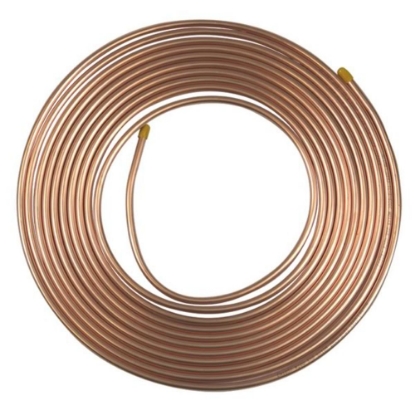 Picture of 3/8 Soft Copper Air Conditioning Refrigeration Pipe 30m Roll 