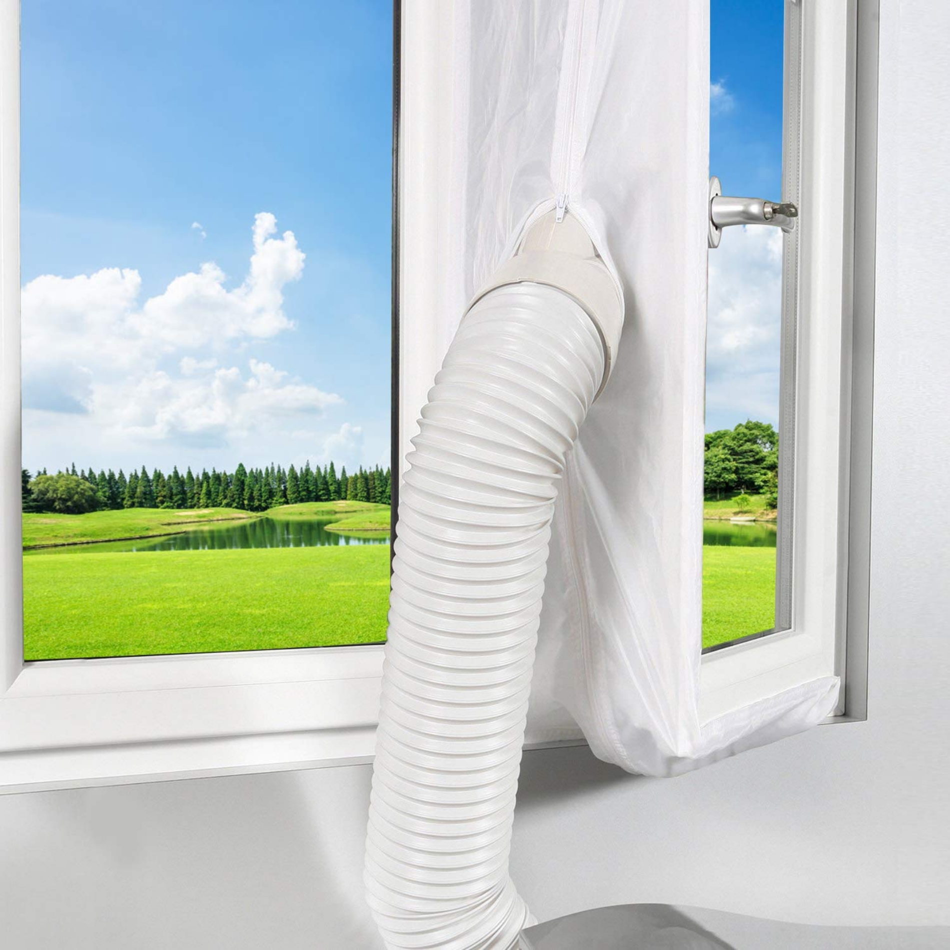 Airlock 100  Portable Air Conditioning Window Seal Kit open window 