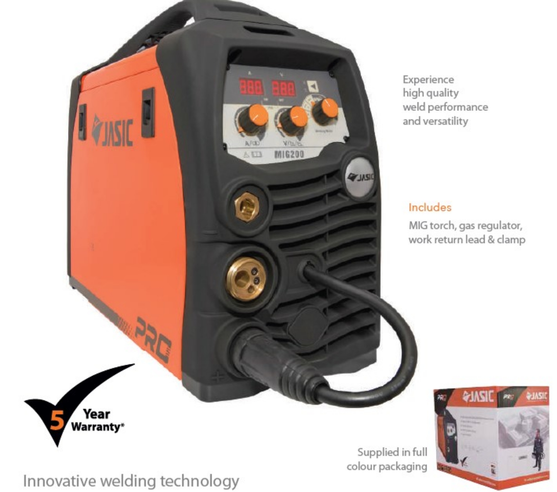 JASIC MIG 200 MULTI PROCESS INVERTER MIG WELDER 230V