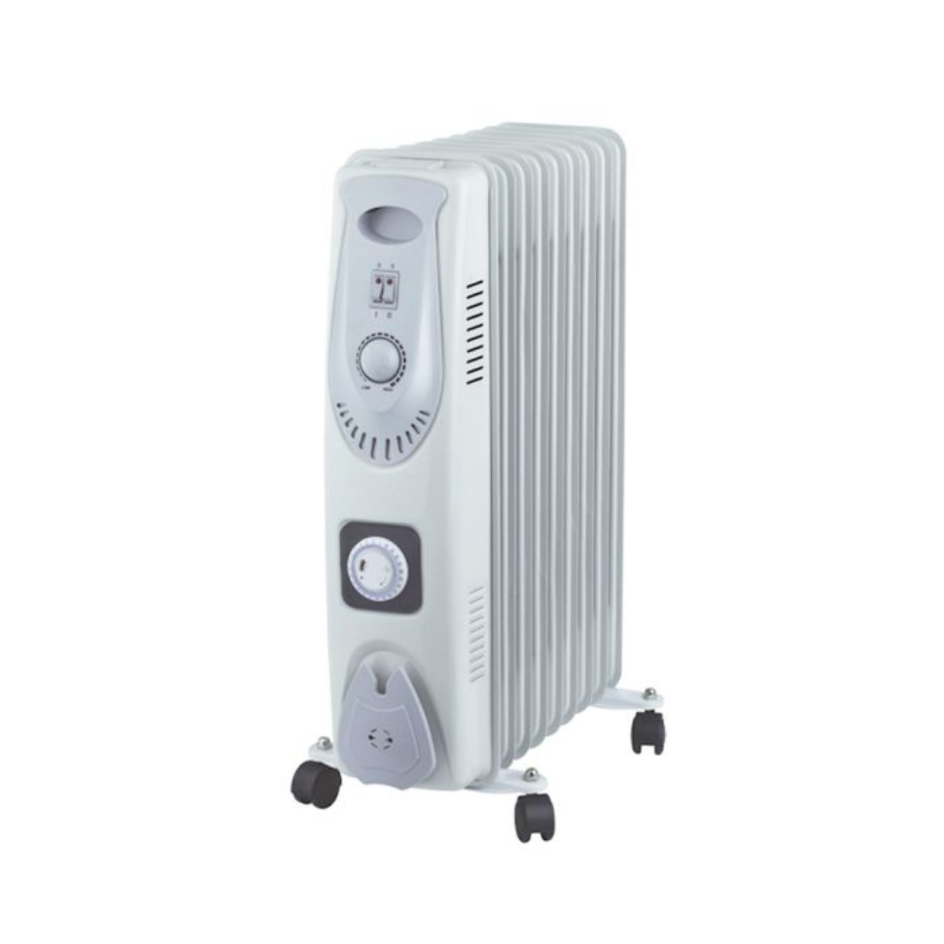 Elite 2.5kW Oil Filled Radiator 240V with Timer | Sunbelt Sales