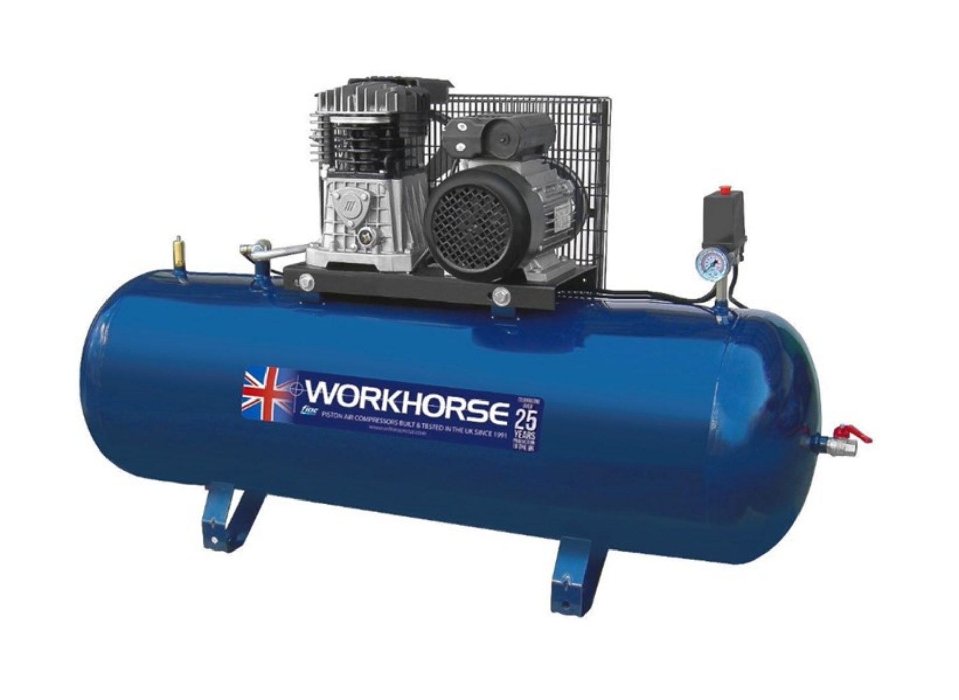 Fiac Workhorse 3HP 200L 230V Heavy Duty Belt Drive Compressor Main