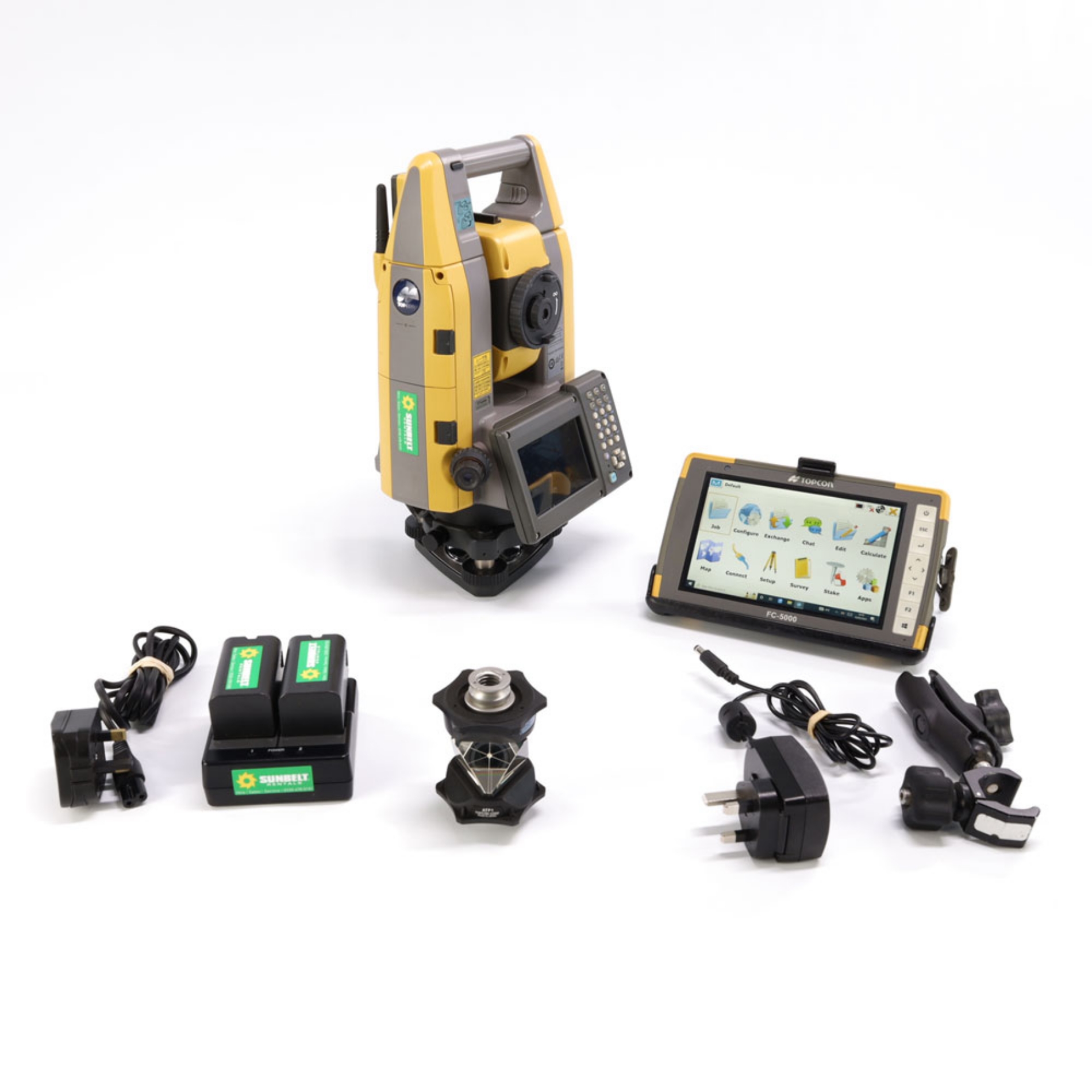 Topcon-GT-505-Total-Station-FC-5000-Tablet