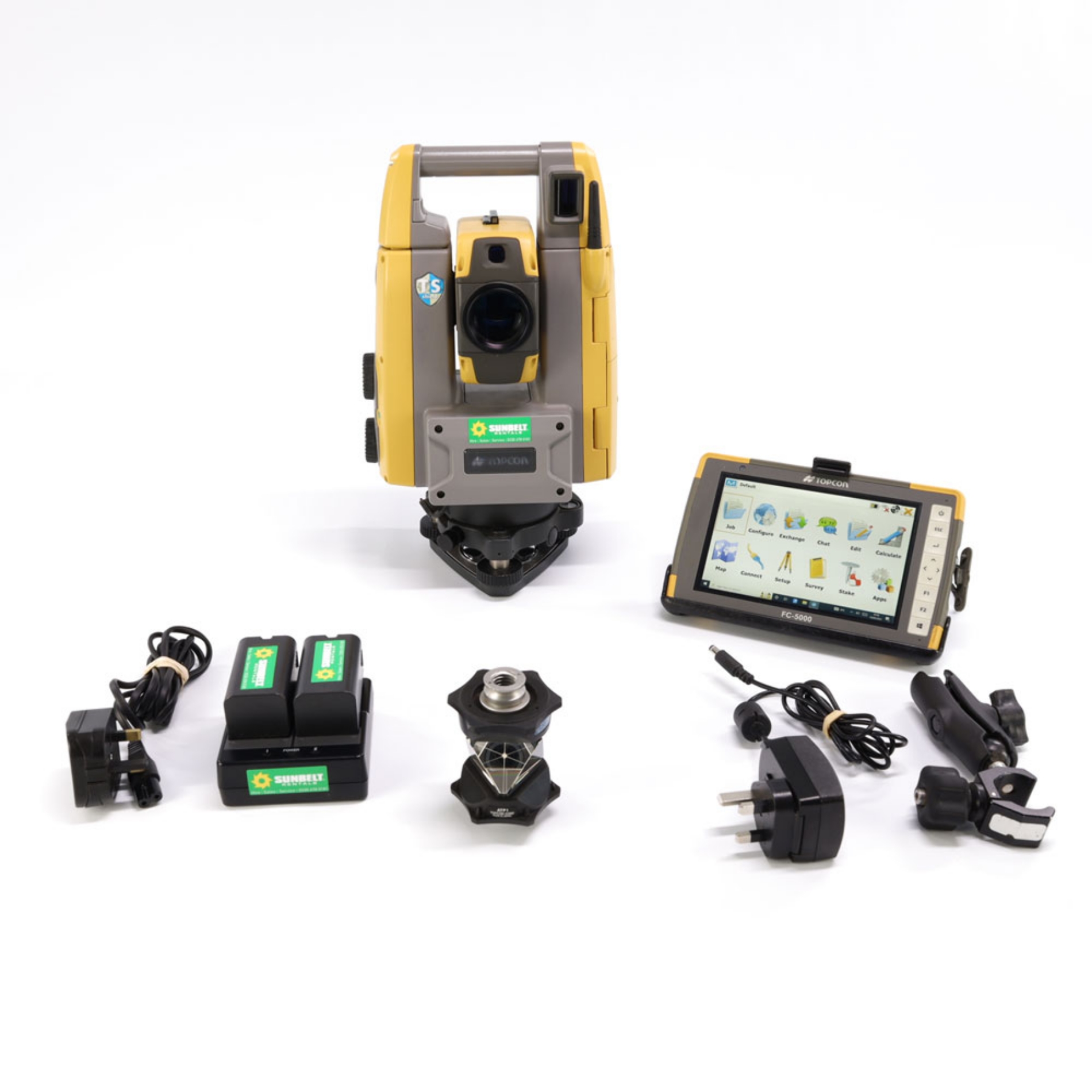 Topcon-GT-505-Total-Station-FC-5000-Tablet