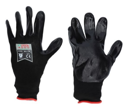 Picture of Beeswift Nite Star Palm Coated Glove - Black (Size: 9 / Large)