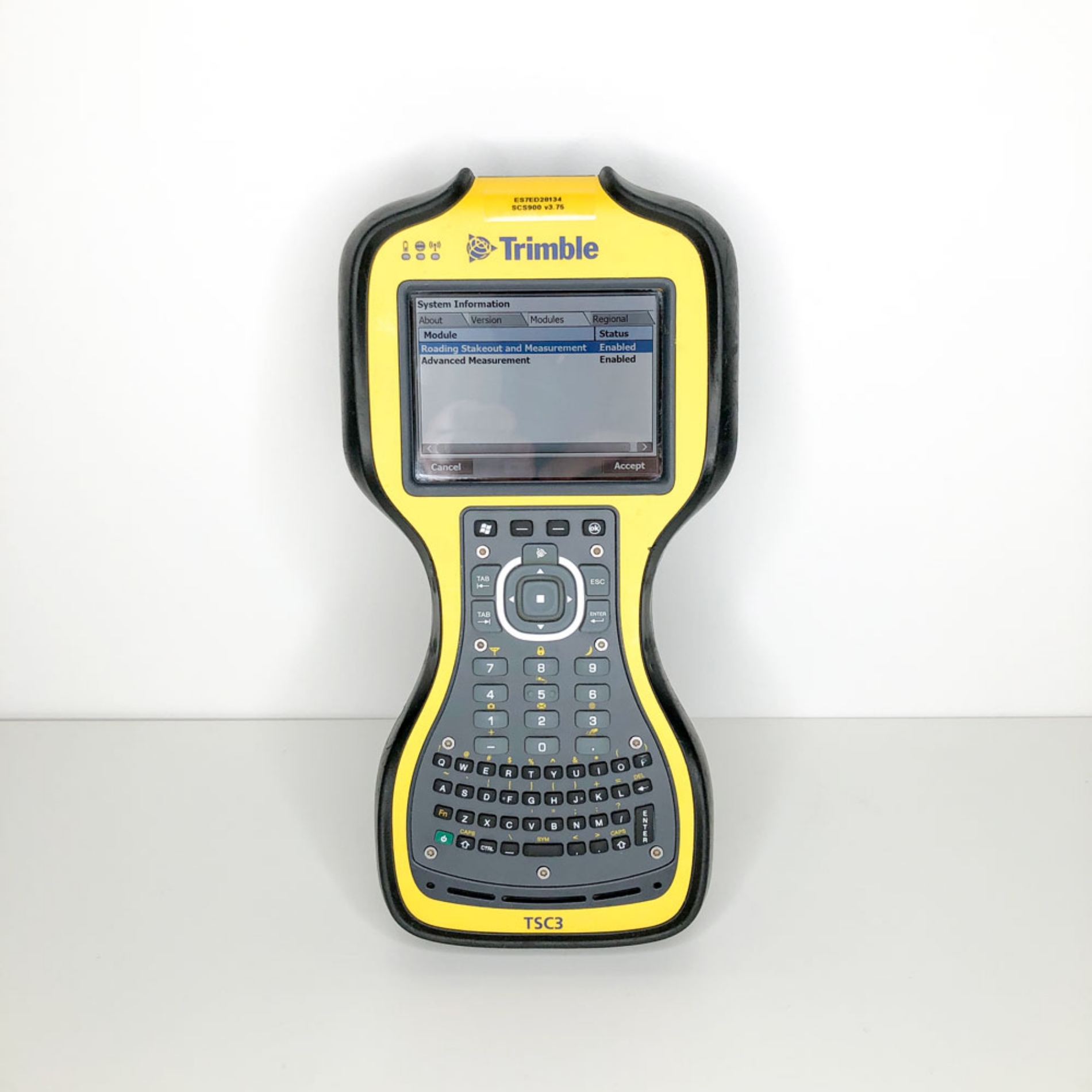 Trimble-TSC3-front-view-roading-software