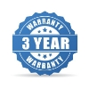 3 year manufacturers warranty