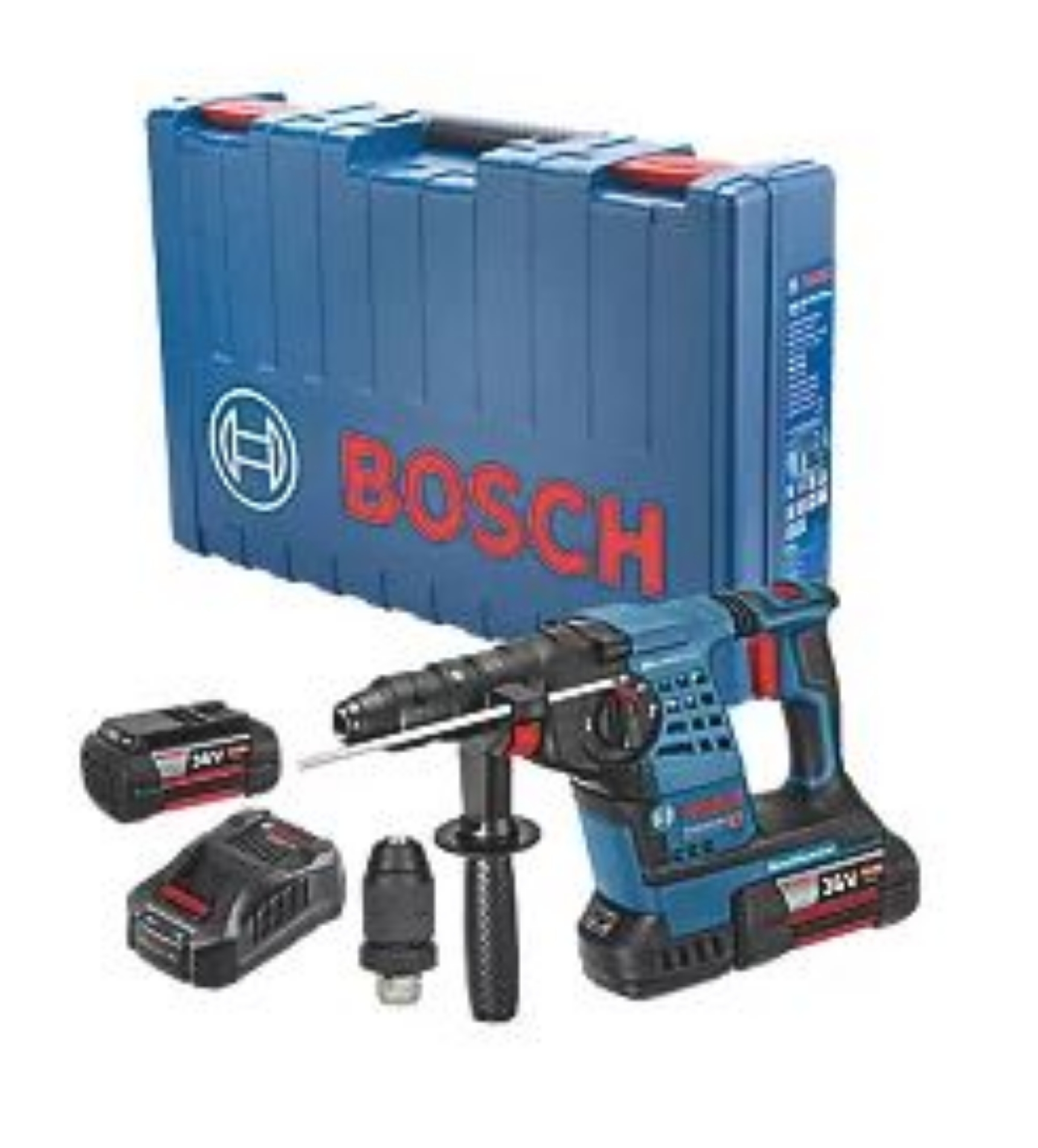 Bosch GBH36 VF-LI SDS+ Hammer Drill Bundle Image