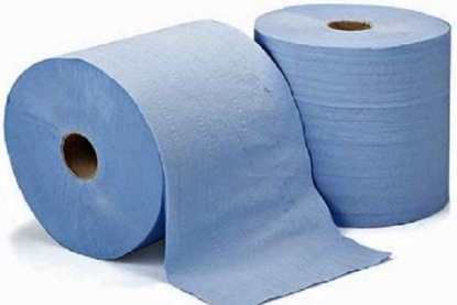 Picture of Blue Jumbo Wiper Roll 2Ply - 2 Rolls (400 x 280mm)