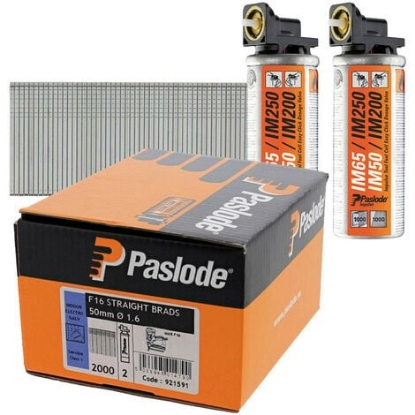 Picture of Paslode Brad Fuel Pack - F16x50mm Galvanised Steel