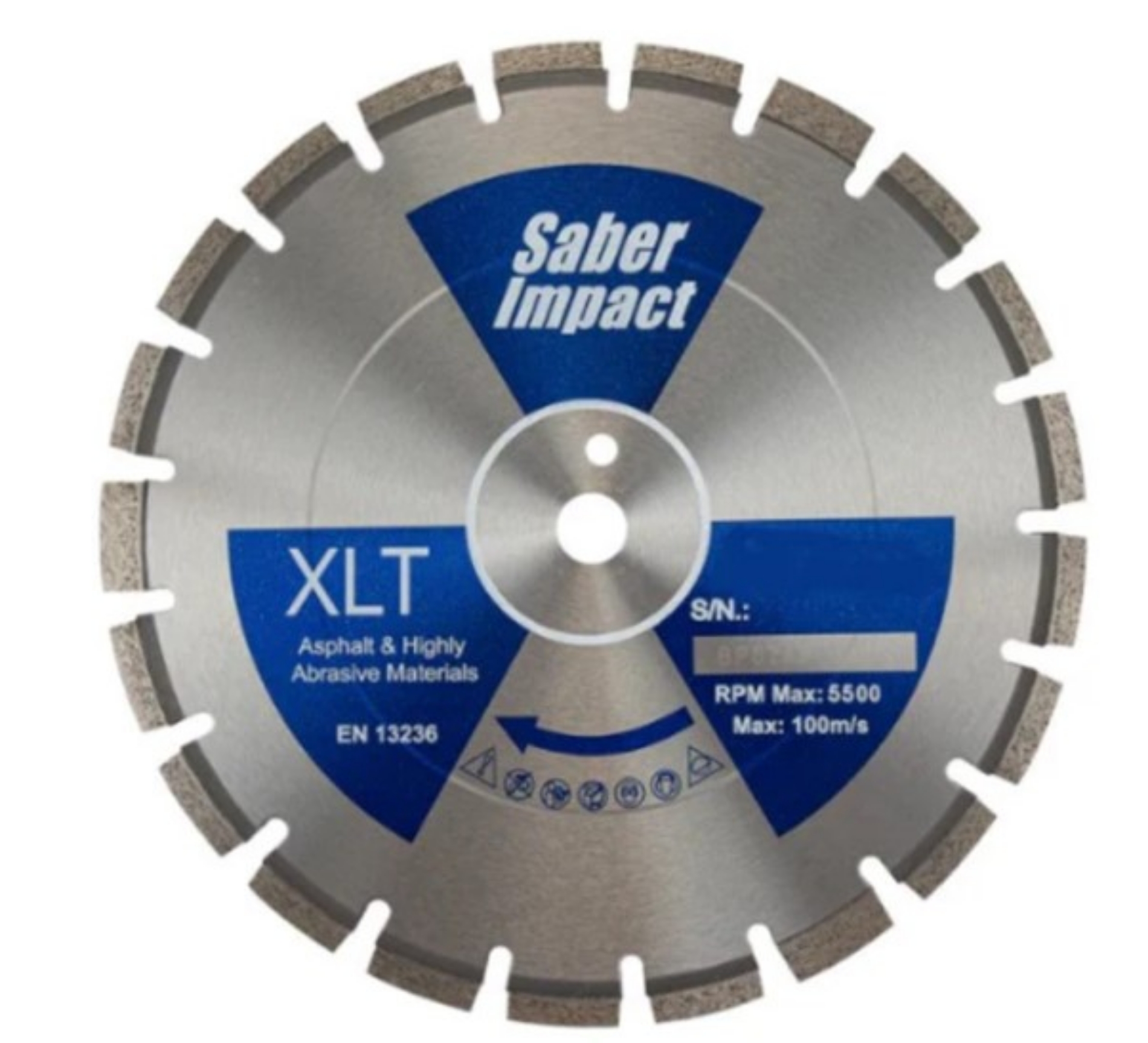 Picture of Saber XLT Premium Asphalt Diamond Blade (450mm x 25mm)