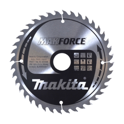 Picture of Makita Makforce TCT Circular Saw Blade (180mm x 30mm x 40t)