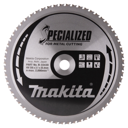 Picture of Makita Specialized TCT Circular Saw Blade (305mm x 25.4mm x 60t)