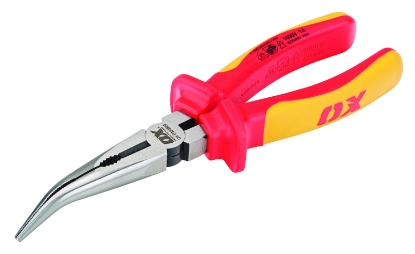 Picture of Ox Pro VDE Bent Long Nose Pliers (200mm / 8")