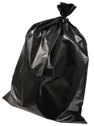 Picture of Polystar 180G Heavy Duty Refuse Sack - Black - Pack 200 (18 x 29 x 39")