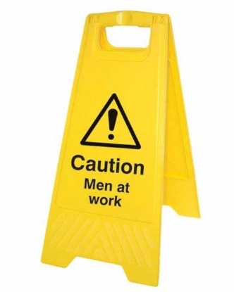 Picture of Men at Work A-Frame Floor Sign