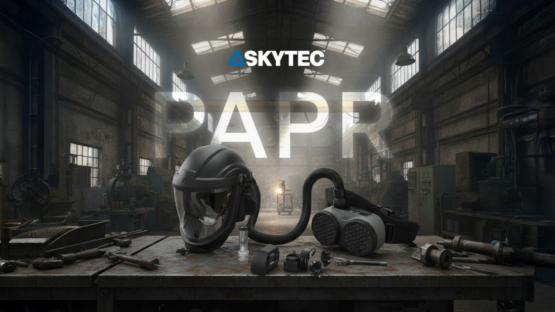 Picture of Skytec Sentinel Powered Air Respirator (PAPR) Starter Kit
