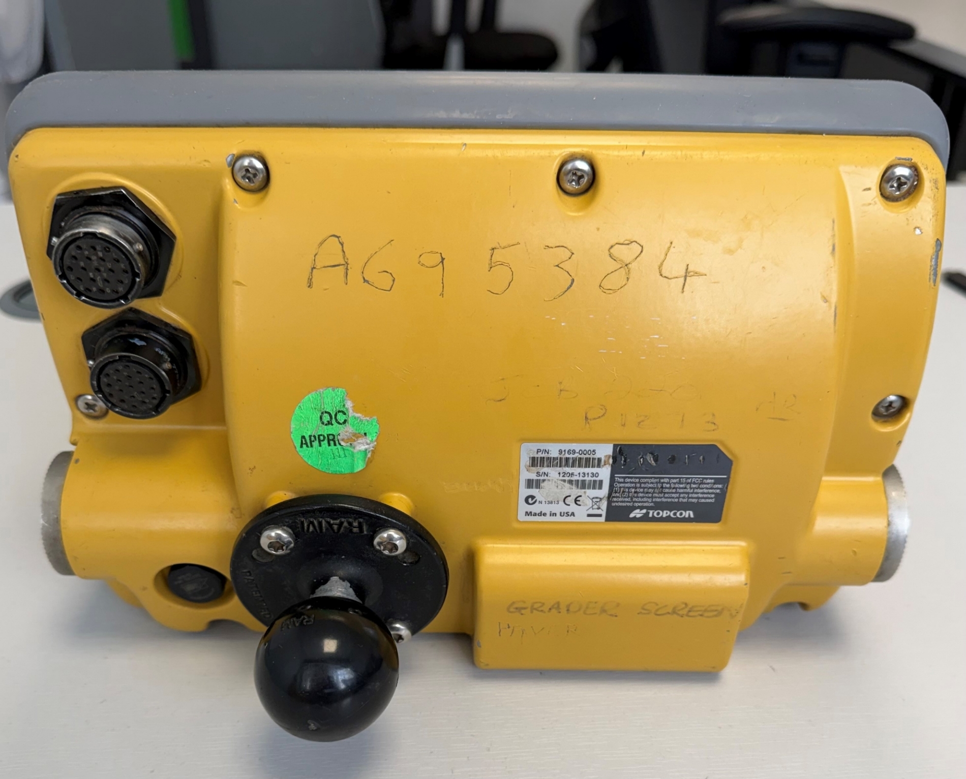 Picture of Reconditioned Topcon GX-60 Paver Machine Control Screen 